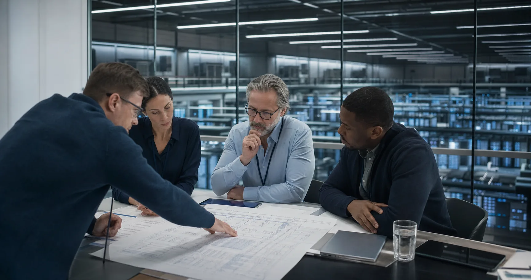 Enterprise infrastructure leaders reviewing a private AI deployment plan